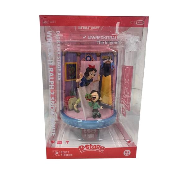 Disney D-Stage DS-026‎ Wreck-It Ralph Snow White PX Previews Exclusive Diorama - Picture 1 of 4